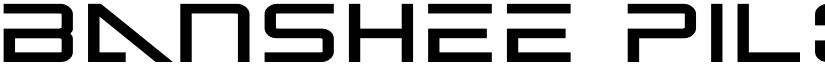 Banshee Pilot Black Black font