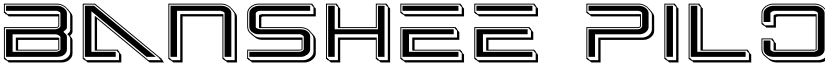 Banshee Pilot Punch Regular font