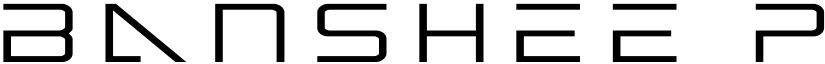 Banshee Pilot Title Regular font