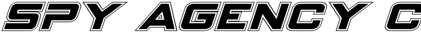 Spy Agency College Italic Italic font