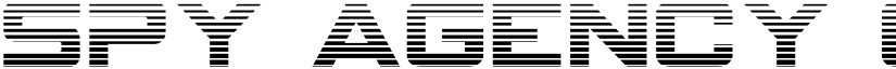 Spy Agency Gradient Regular font