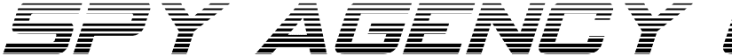 Spy Agency Gradient Italic Italic font