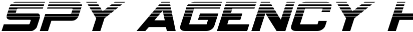 Spy Agency Halftone Italic Italic font