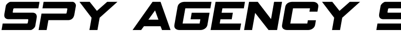 Spy Agency Semi-Italic Semi-Italic font
