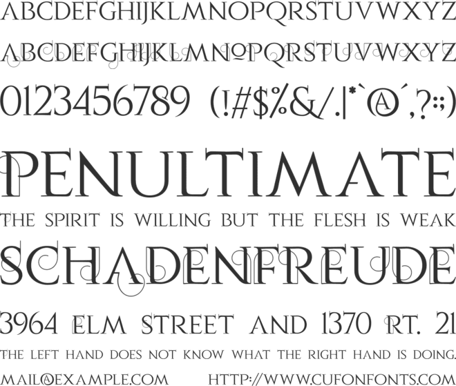 Volloa Personal Use font preview
