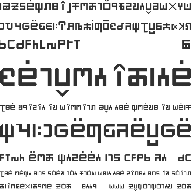 Hinglish Matra font preview
