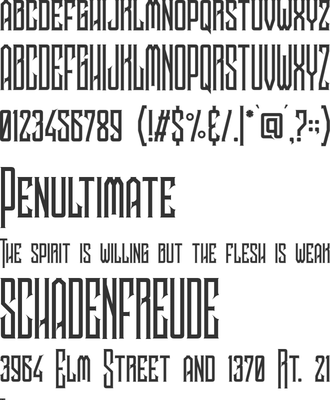 Noggovoso Personal Use font preview