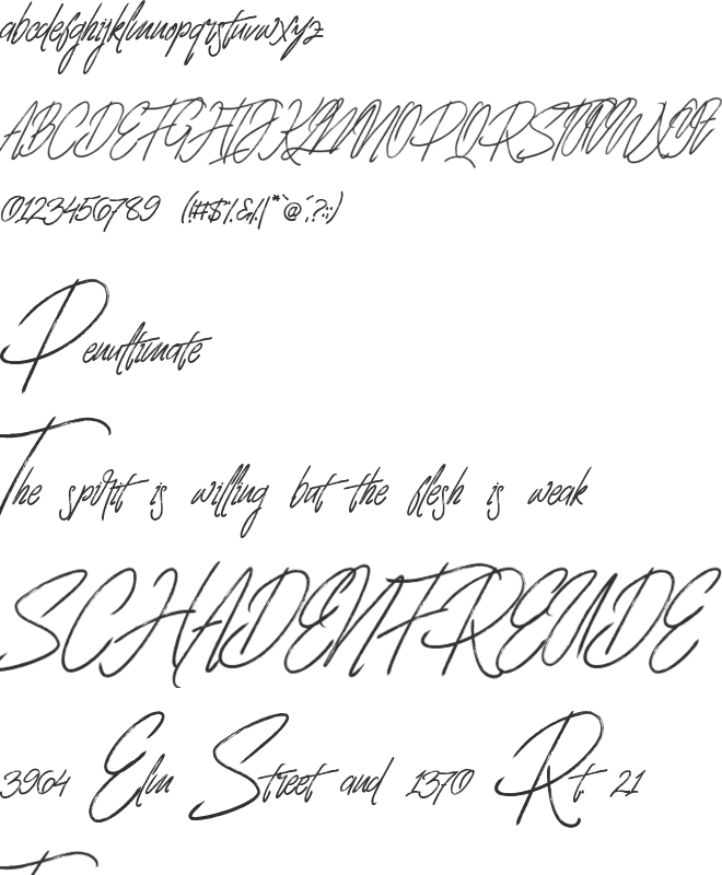 Blarrack Personal Use font preview