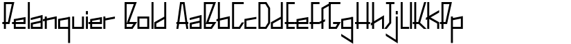 Pelanquier Bold font
