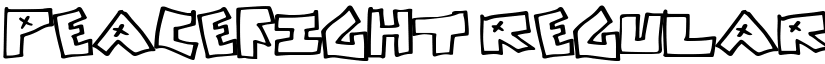 PeaceFight Regular font