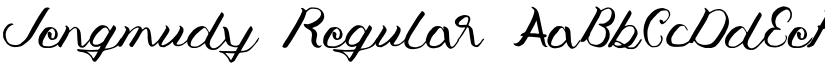 Jengmudy Regular font