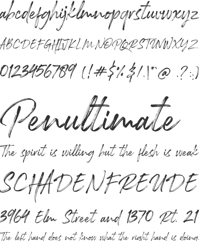 Rockness font preview