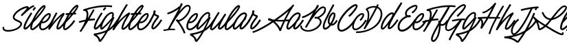 Silent Fighter Regular font