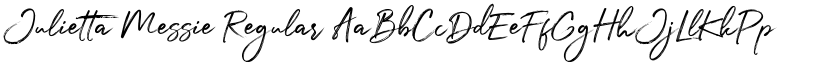 Julietta Messie Regular font