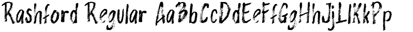 Rashford Regular font