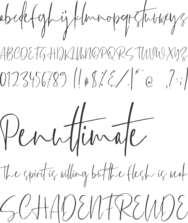 Oklahoma font preview