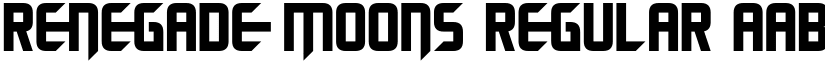 Renegade Moons Regular font