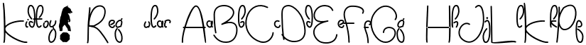 Kidtoy! Regular font