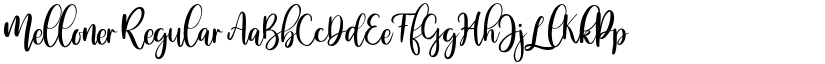 Melloner Regular font