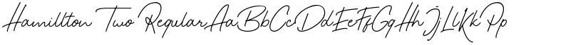 Hamillton Two Regular font