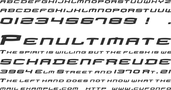 mightyspidey font preview