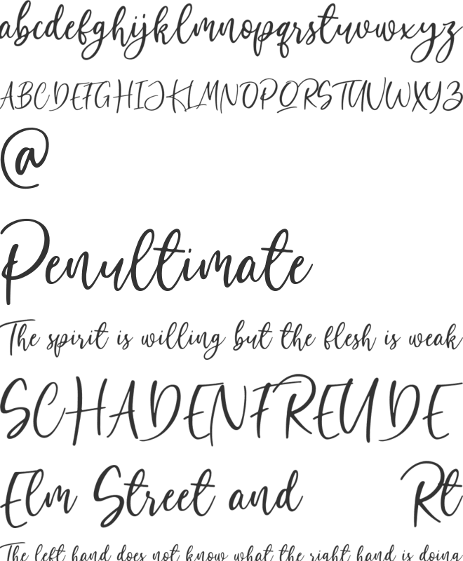 Bombinate font preview