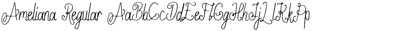 Ameliana Regular font