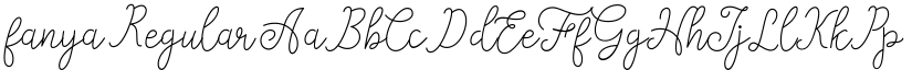 fanya Regular font