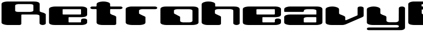Retroheavyfuture font