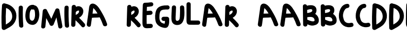 DIOMIRA Regular font