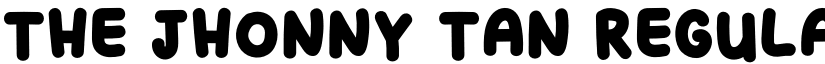 THE JHONNY TAN Regular font