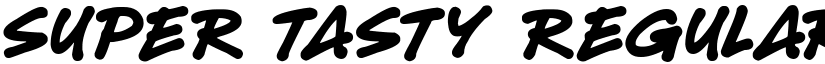 Super Tasty Regular font