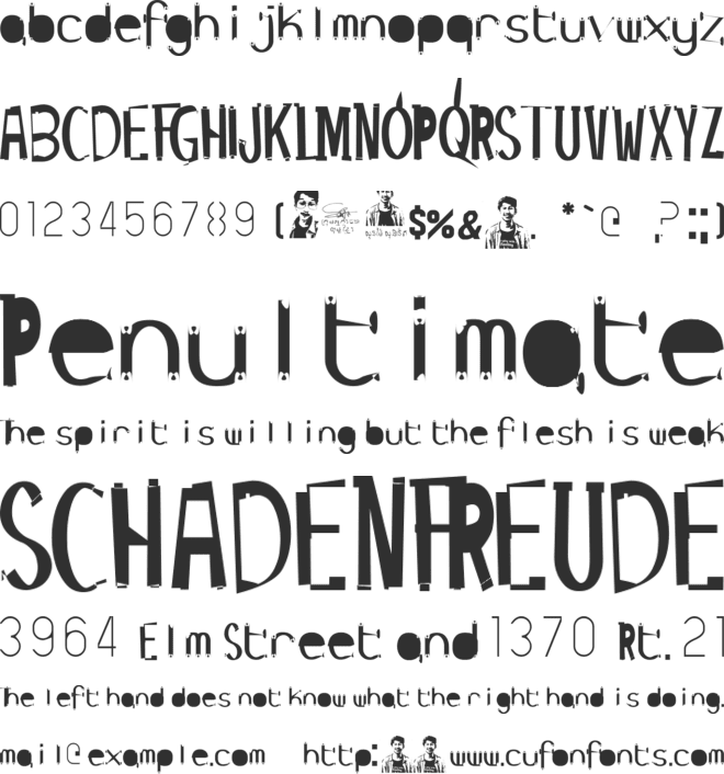 S-Phanith_2019 font preview
