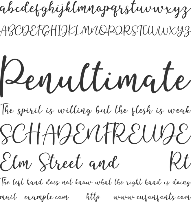 Better Caramel font preview