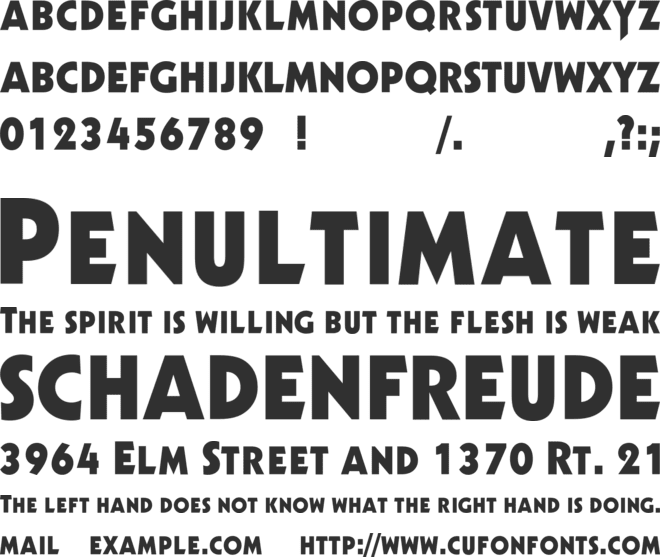 Child's Font font preview