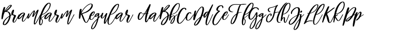 Bramfarm Regular font