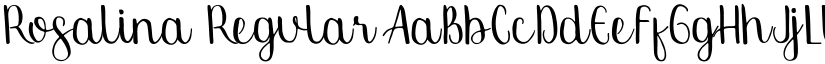 Rosalina Regular font