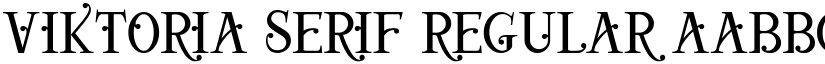 Viktoria Serif font download
