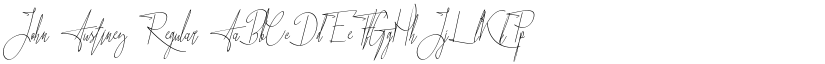 John Austiney Regular font