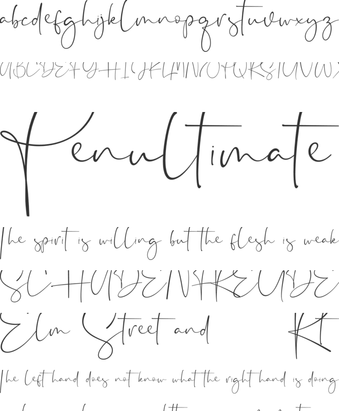Appocalypse font preview