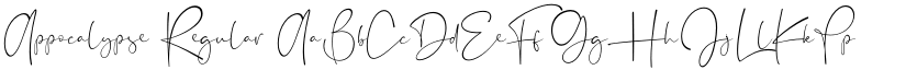 Appocalypse Regular font