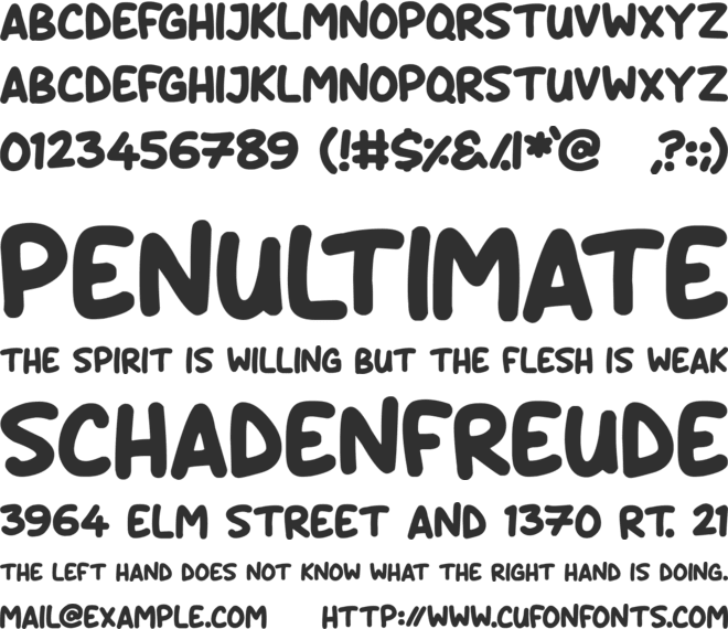 Daydreamers font preview