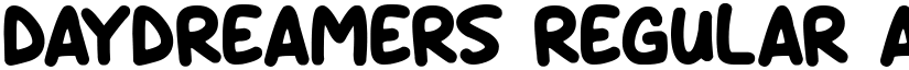 Daydreamers Regular font