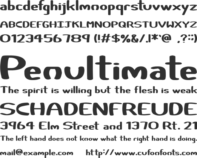 Certainly font preview