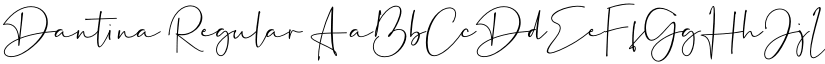 Dantina Regular font