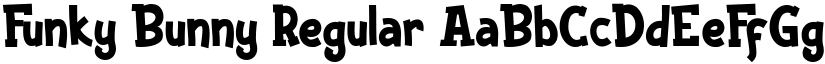 Funky Bunny Regular font