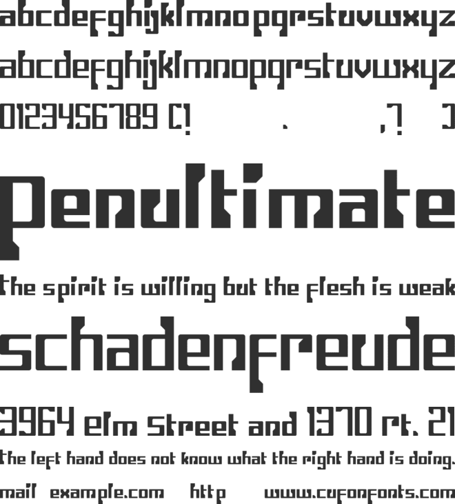 Young Beetle font preview