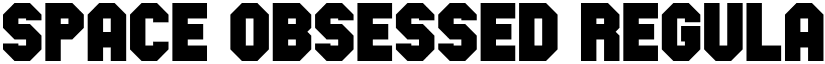 Space Obsessed Regular font