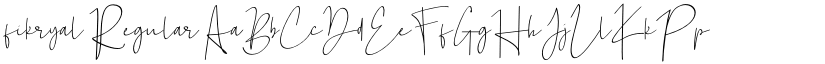 fikryal Regular font