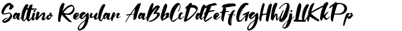 Saltino Regular font